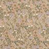 GOTS Mousseline/dubbel gehaakte stoffen Lente bloemenweide | Poppy Fabrics – donkerbeige,  thumbnail number 1
