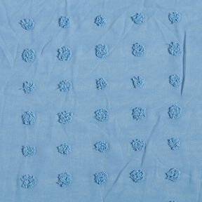 Chiffon grote dobby stippen – stralend blauw, 