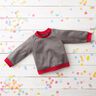 Boordstof effen – rood,  thumbnail number 4