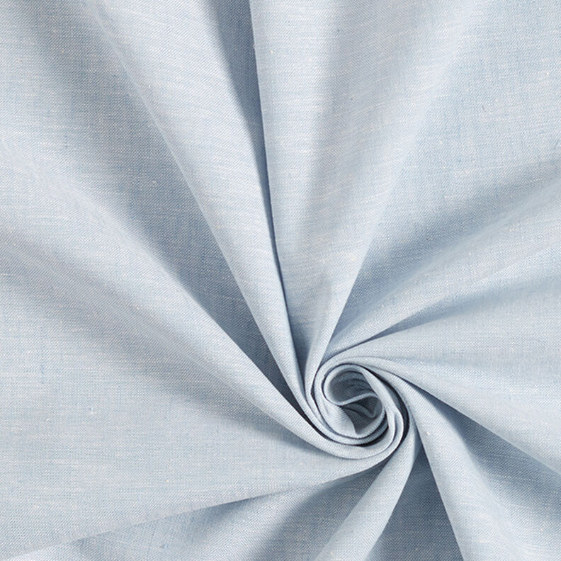 Katoen-linnen Mix – lichtblauw,  image number 1