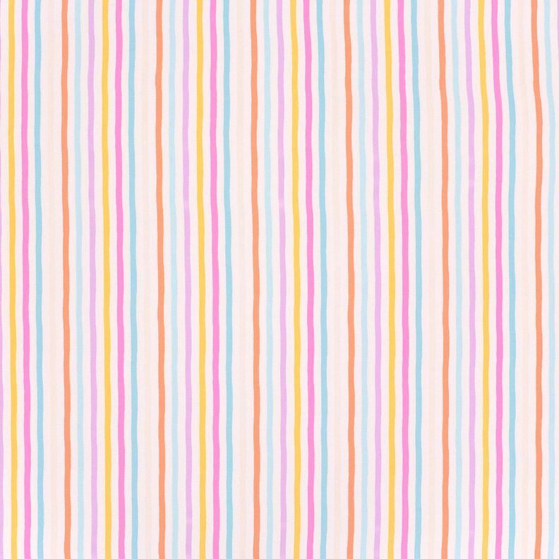 Katoenjersey Pastelkleurige strepen – ecru/pastelviolet,  image number 1