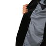 Voeringstof Jacquard Vakjes en stippen – staalblauw,  thumbnail number 4