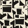 Decostof Jacquard abstracte structuur – zwart/ecru,  thumbnail number 1