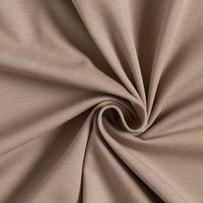 Katoenjersey medium effen – taupe, 
