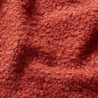 Gewalkte tricot bouclé – bourgondië, 