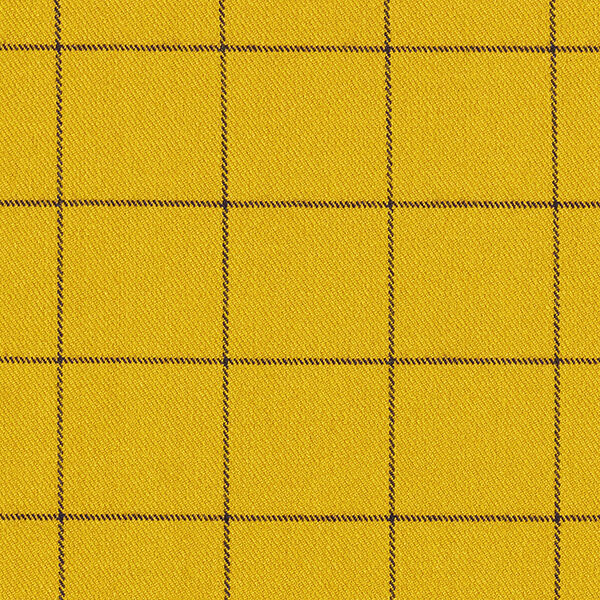 Viscosemix stretch ruiten – mosterd/zwart, image number 1
