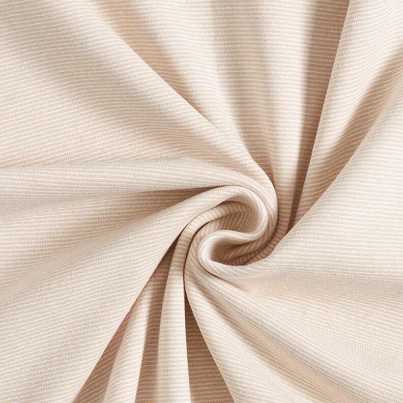 Boordstof rondgebreid smalle ringen – beige/ecru,  image number 1