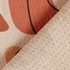 Decostof jacquard retro vormen gerecycled – donkerbruin/natuur,  thumbnail number 4