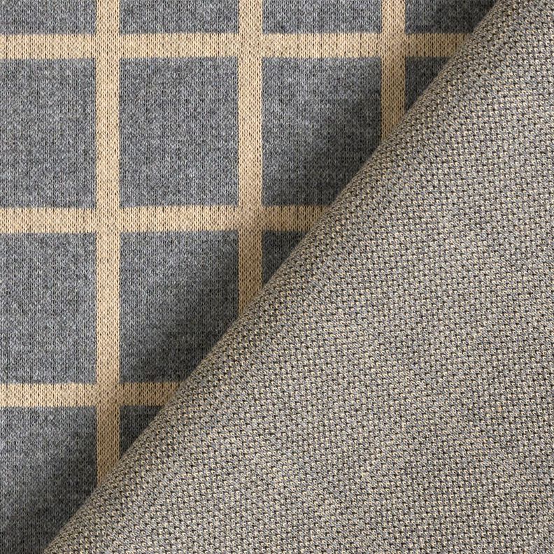 Romaniet jersey ruiten – grijs/beige,  image number 5