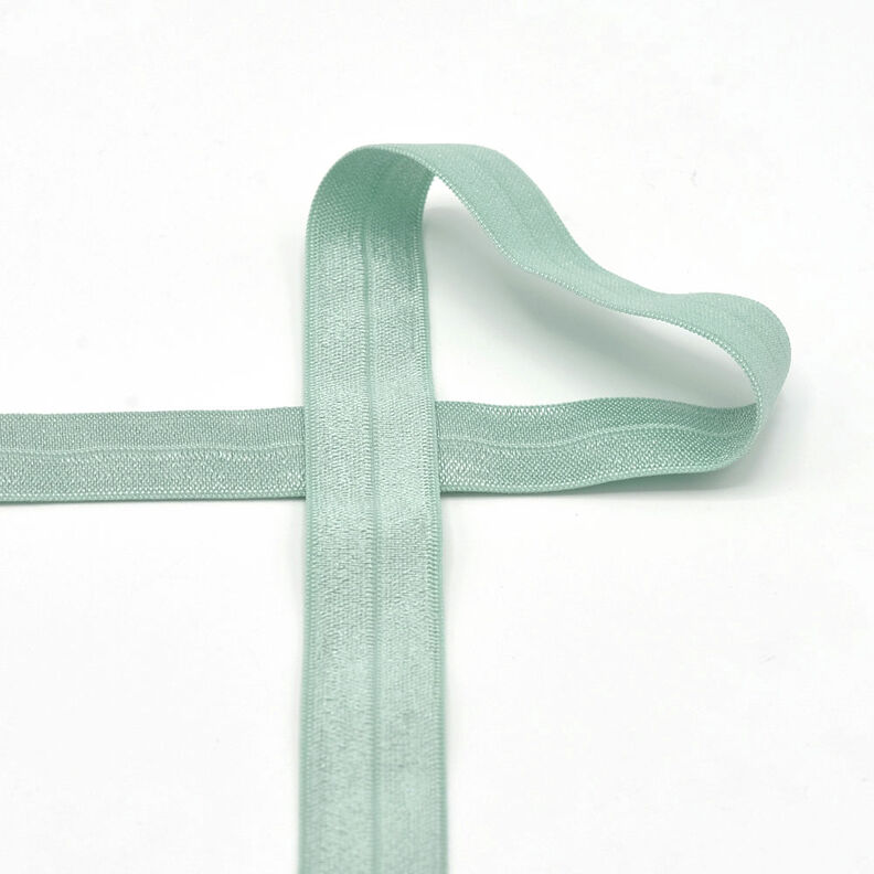 Elastisch bandje (rubberen vouw) glanzend [20 mm] – riet,  image number 1
