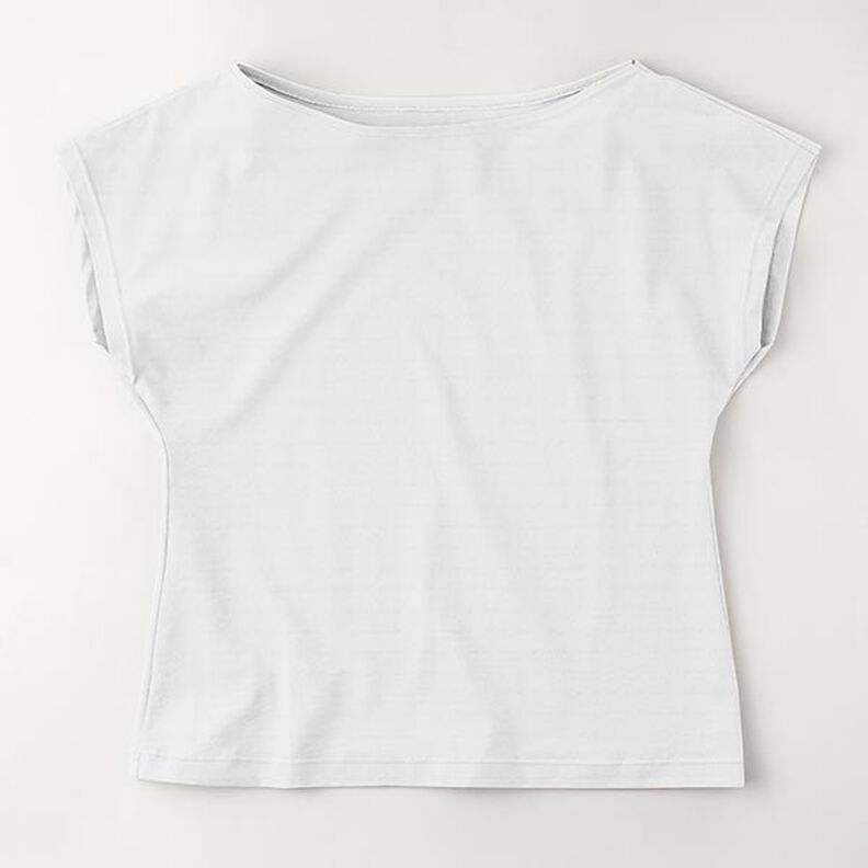 Katoenjersey medium effen – wit,  image number 8
