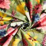 Decoratiefluweel Vintage bloesems – groen/oudroze,  thumbnail number 5