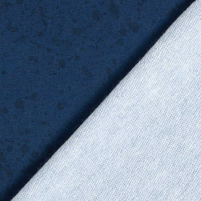 French Terry Combinatiestof spikkels | Glitzerpüppi – marineblauw,  image number 4