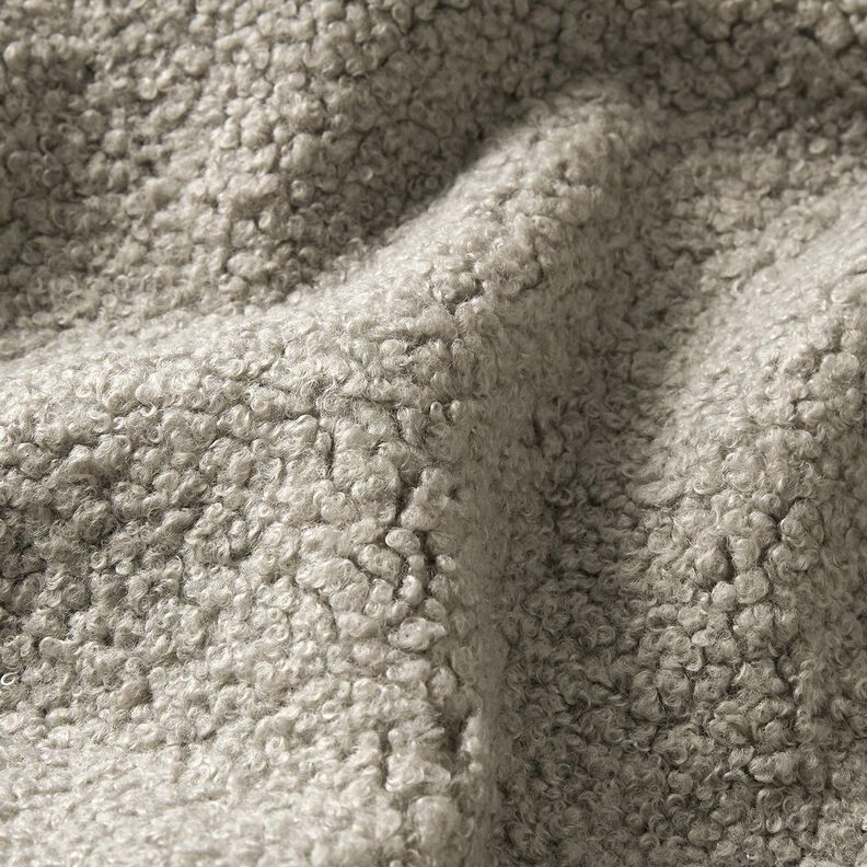 Bekledingsstof Schapenvacht look – taupe,  image number 2