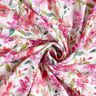 Viscosestof Aquarel lentebloemen – wit/pastelviolet,  thumbnail number 3