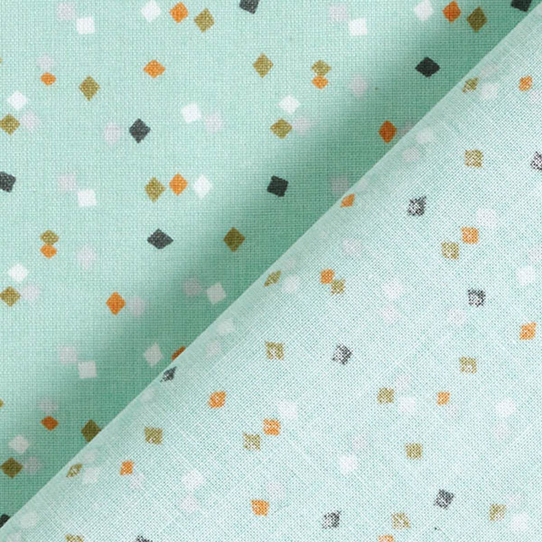 Cretonne kleine vierkantjes – licht mint,  image number 4
