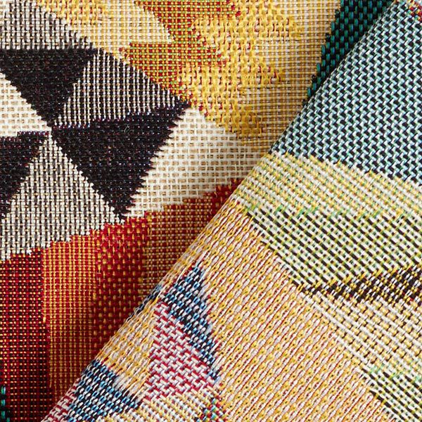 Decostof Gobelin Abstracte driehoeken – wit, image number 4