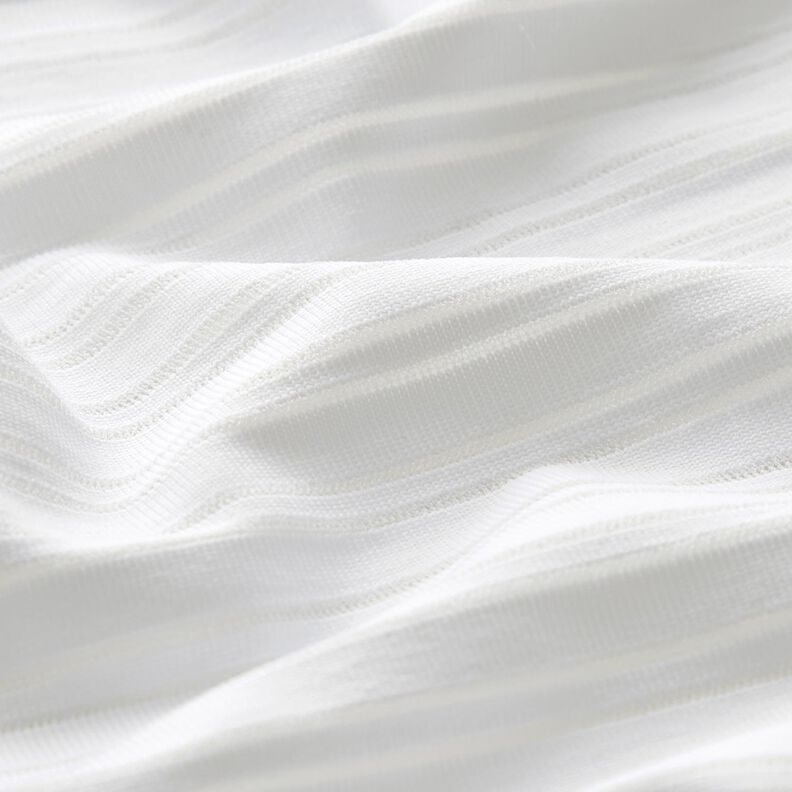 Etskant jersey strepen – wit,  image number 2