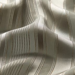 Chiffon Satijnen strepen met Glitter – zijdegrijs, 