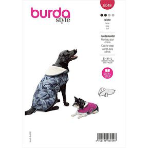 Hondenjas, Burda 6049 | S/M/L, 