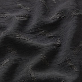 Jacquard Dobby strepen – zwart, 