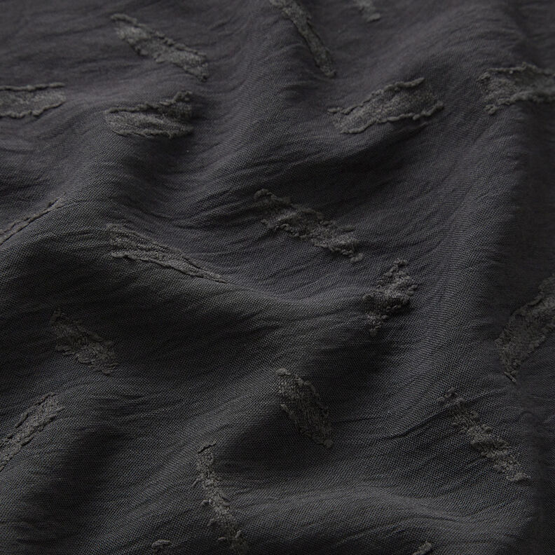 Jacquard Dobby strepen – zwart,  image number 2