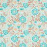 Viscose Voile Bloemen Tiffany – licht turkoois,  thumbnail number 1