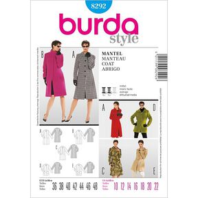 Mantel, Burda 8292, 