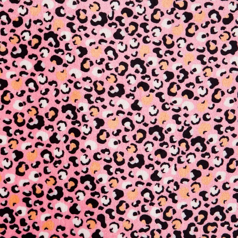 Gezellige fleece Luipaardpatroon – roze,  image number 1