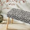 Decostof Jacquard Luipaard – ivoor/zwart,  thumbnail number 6