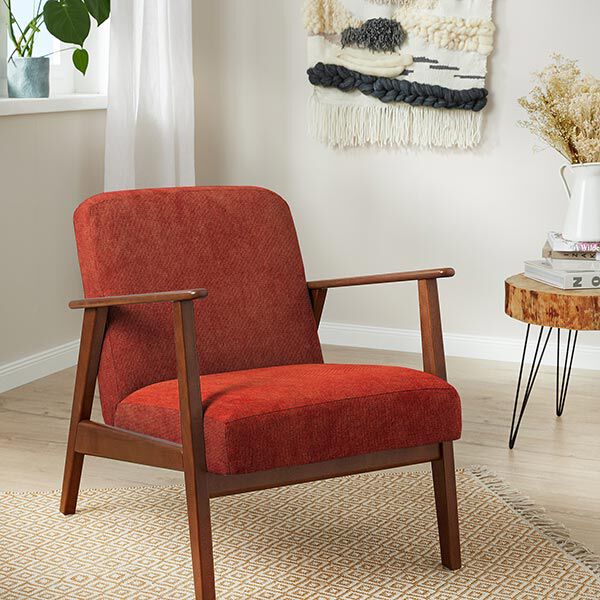 Bekledingsstof Corduroy-look golven – terracotta, image number 5