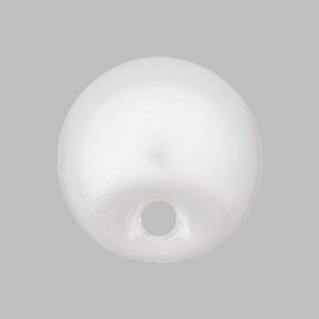 Poly-parelknoop glans - wit, 