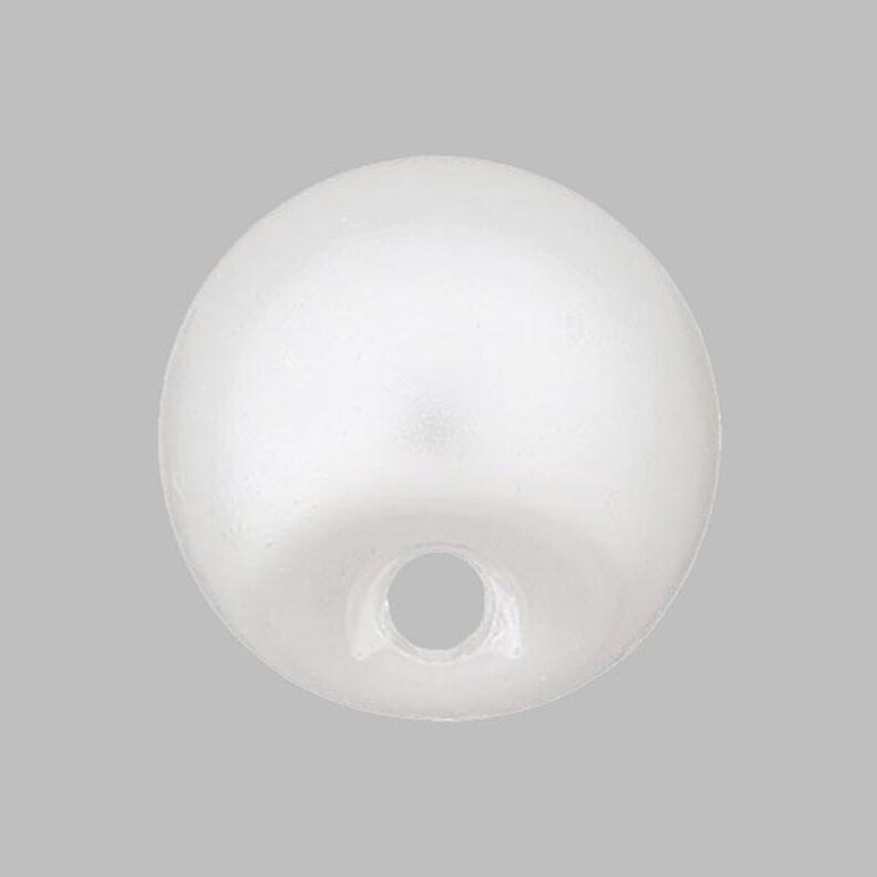 Poly-parelknoop glans - wit,  image number 2
