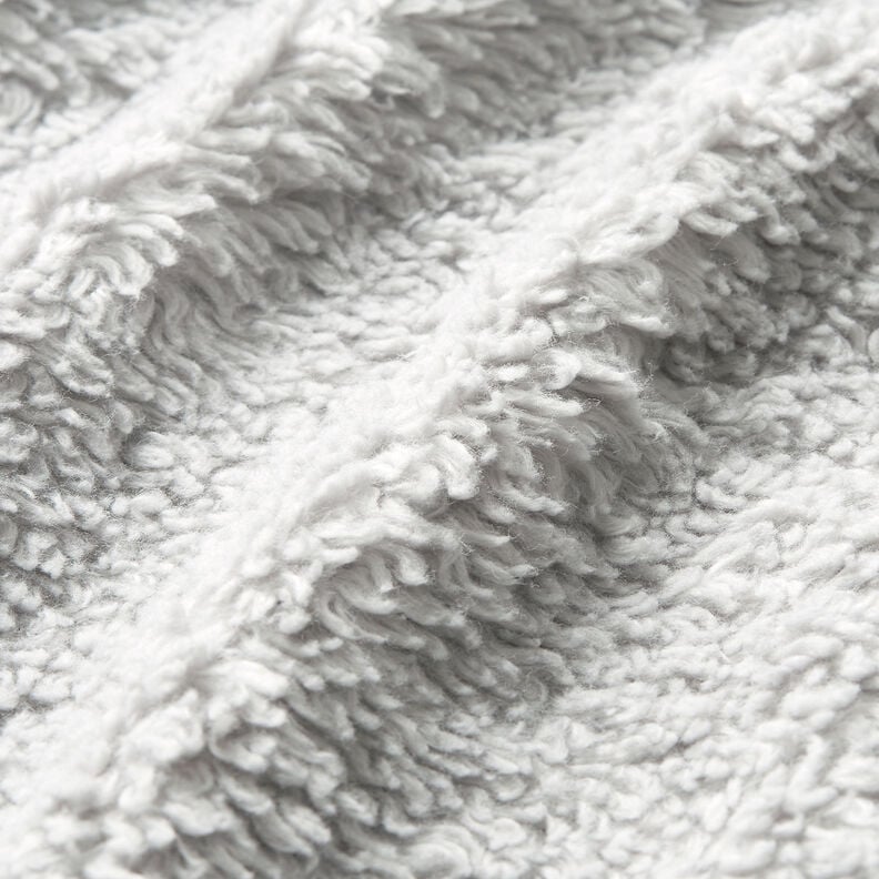 Sherpa Katoenmix Effen – zilvergrijs, image number 2