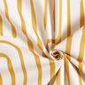 Decostof Half panama abstract gestreept patroon – mosterd/natuur,  thumbnail number 3