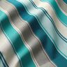 Outdoorstof Canvas gemengde strepen – blauwe spar/greige,  thumbnail number 2