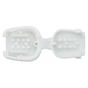 Koordeinde Clip [Lengte: 20 mm] – wit, 