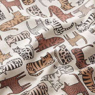 Decostof Half panama Katten – natuur, 