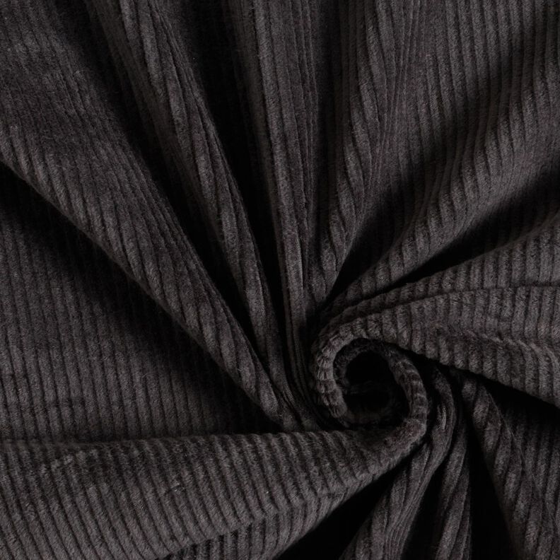 Brede rib stretch – donkergrijs, image number 1