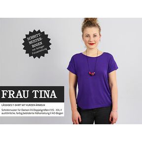 FRAU TINA - casual basic hemd met korte mouwen, Studio Schnittreif | XS - XXL, 