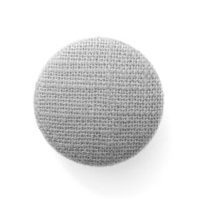 Beklede knoop, linnen medium – grijs, 