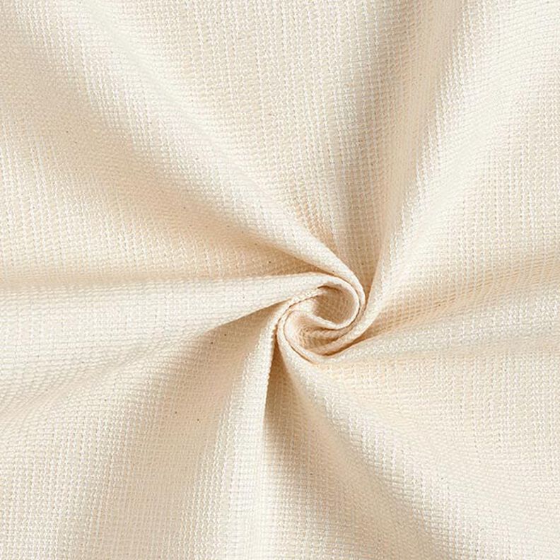 Decostof Jacquard Subtiele ribbels – creme,  image number 1