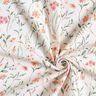 GOTS Katoenjersey wilde bloemenweide Digitaal printen – ivoor,  thumbnail number 3