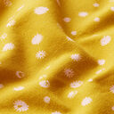 GOTS Katoenjersey Papaver capsules | Tula – currygeel/roze, 