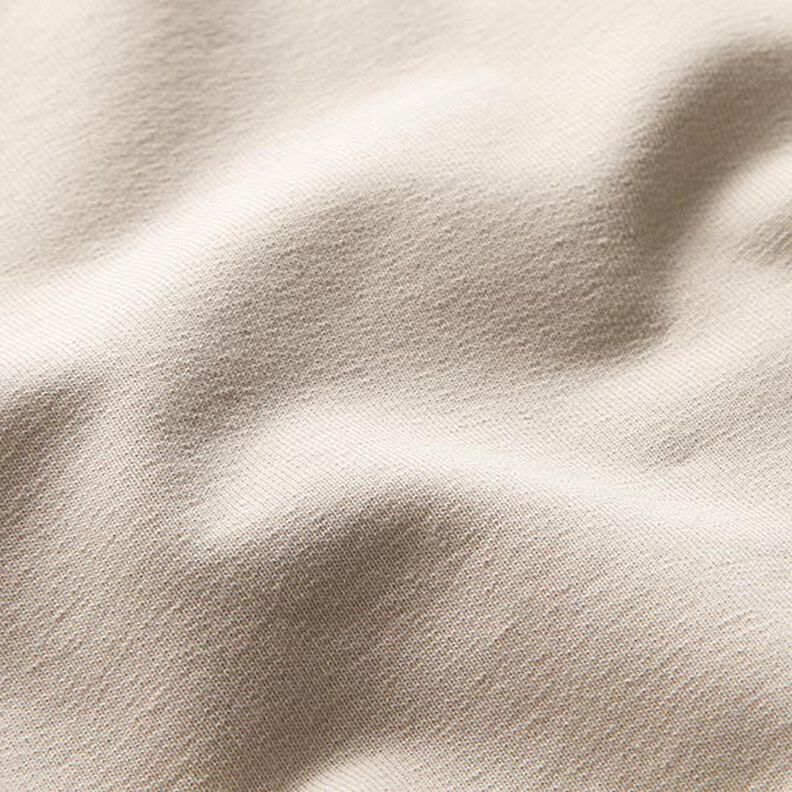 Lichte French Terry effen – natuur,  image number 3