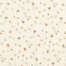 Mousseline/dubbel gehaakte stoffen Bloemen en egels – ecru,  thumbnail number 1
