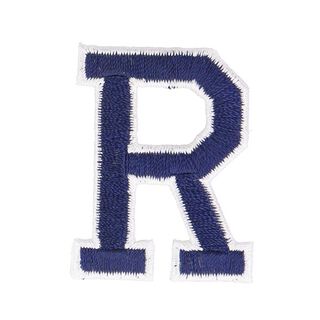 Applicatie letter R [ Hoogte: 4,6 cm ] – marineblauw, 