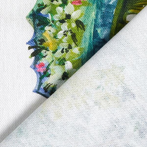 Decostof half panama Zeedieren – groen, image number 4