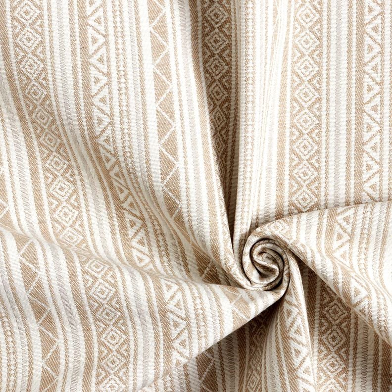 Decostof Jacquard Etnische strepen &ndash; anemoon/ecru,  image number 3