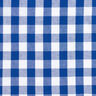 Katoenen stof Vichy ruit 1,7 cm – koningsblauw/wit,  thumbnail number 1